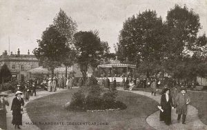 Crescent Gardens in Harrogate circa 1913, image courtesy of Heritage England